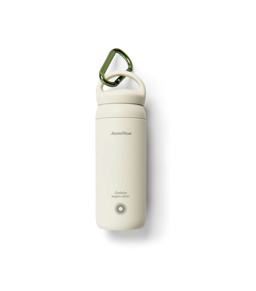 Ceramic Reusable Bottle with Straw Lid