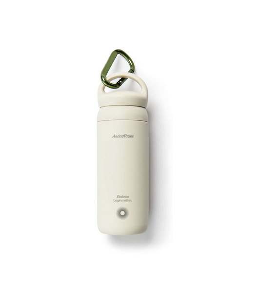 Ceramic Reusable Bottle with Straw Lid